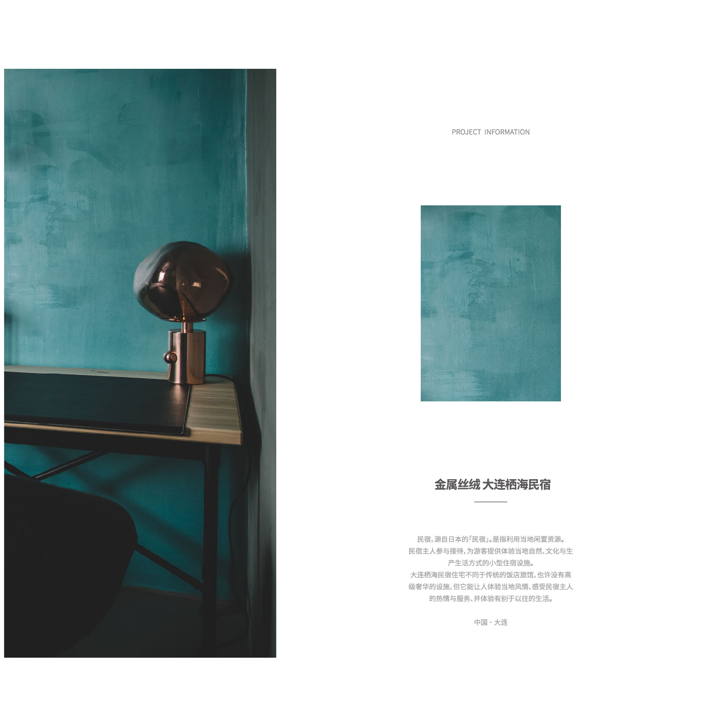 金属丝绒大连栖海民宿