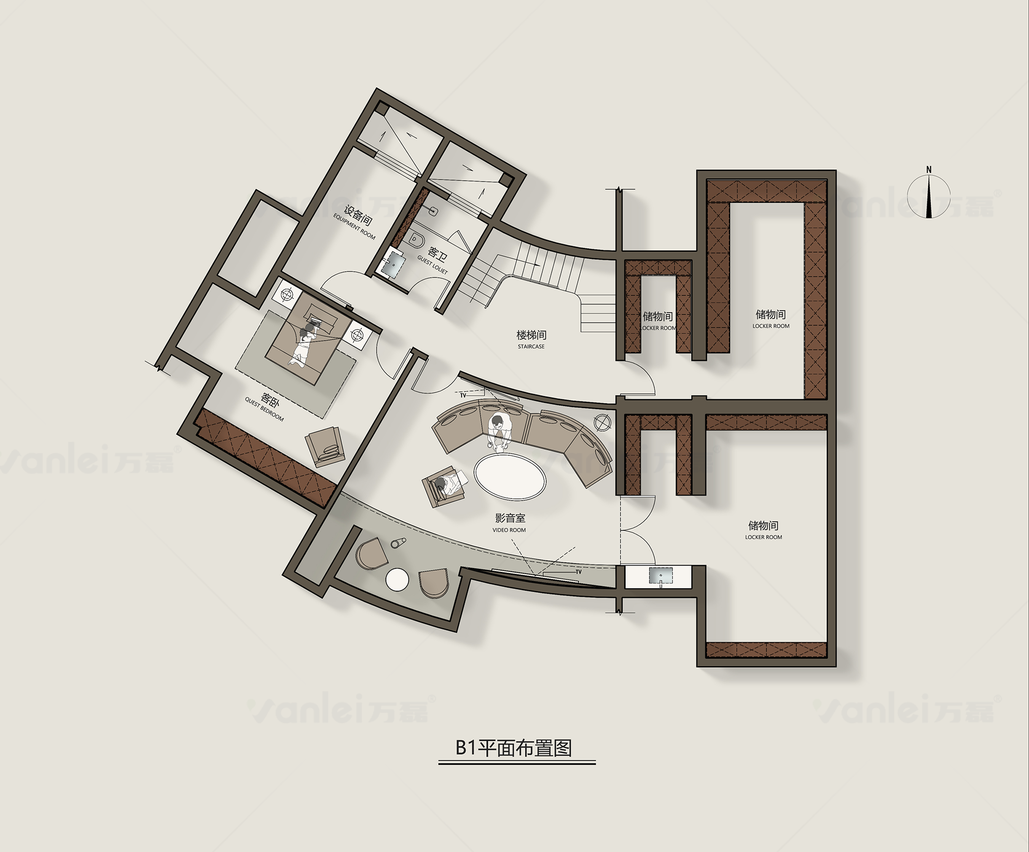 环球设计刊登案例｜「宛居」450㎡气质美墅由万磊北京团队全案落地