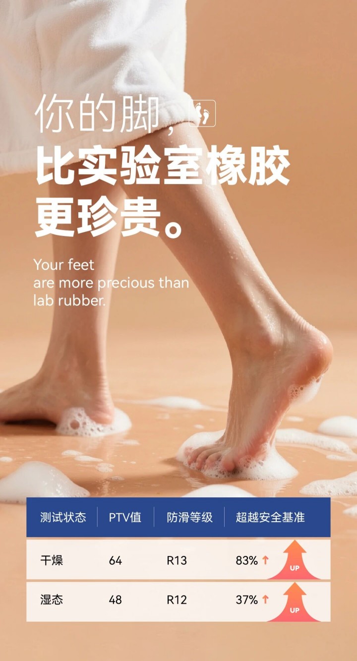 防滑添一证！德国莱茵TÜV认证 x 万磊微水泥