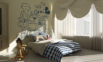 硅藻泥儿童房 给孩子一份健康呵护