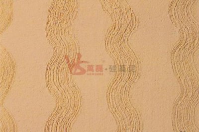 硅藻泥水波纹理效果施工方法